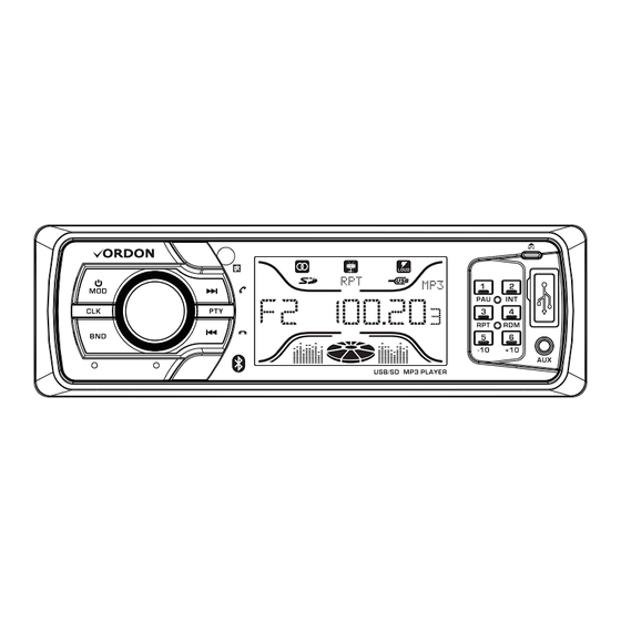 Vordon HT-896B Bedienungsanleitung