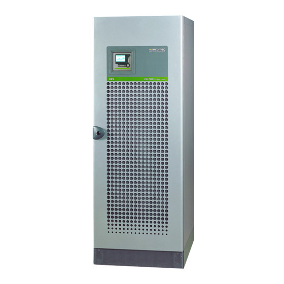 socomec Green Power 2.0 60 kVA Handbücher