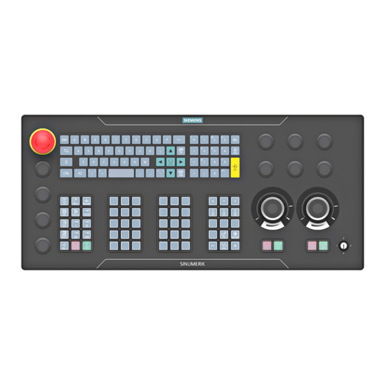 Siemens SINUMERIK ONE MCP 2400 Gerätehandbuch