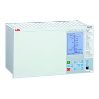 ABB RE670 Benutzerhandbuch