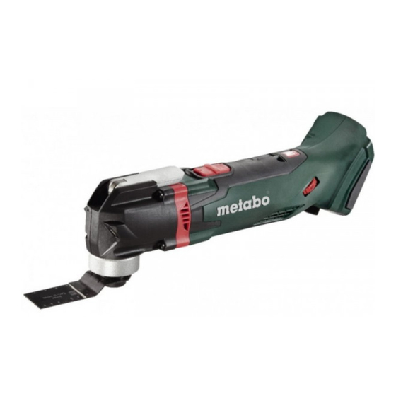 Metabo MT 18 LTX Originalbetriebsanleitung