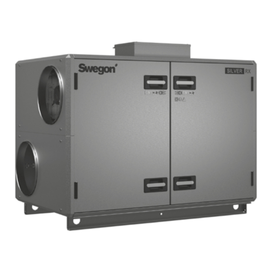 Swegon SILVER C RX-Serie Installationsanleitung