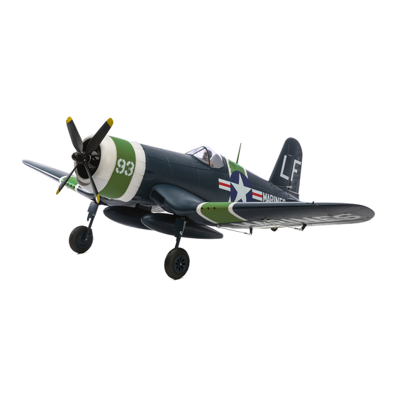 Horizon Hobby F4U-4 Corsair 1.2m Bedienungsanleitung