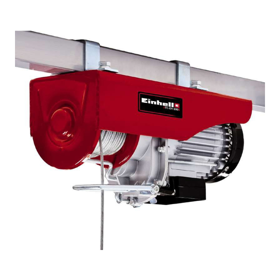 EINHELL TC-EH 600 Originalbetriebsanleitung