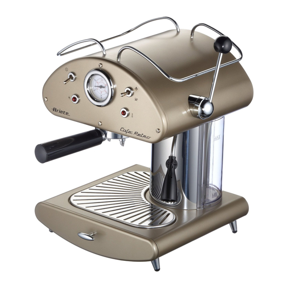 Ariete Cafe Retro 1385 Bedienungsanleitung