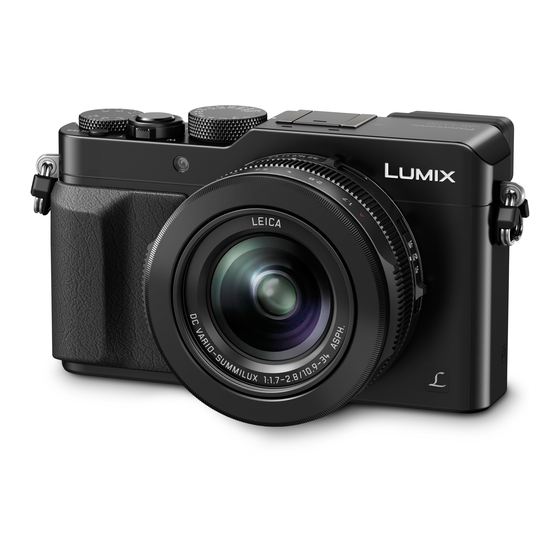 Panasonic DMC-LX100 Kurzanleitung