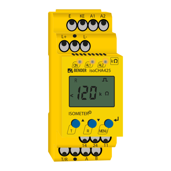 Bender ISOMETER isoCHA425 Handbuch