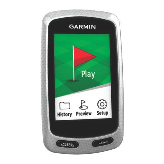 Garmin Approach G7 Benutzerhandbuch