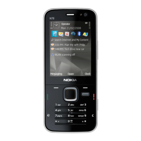 Nokia N78 Bedienungsanleitung