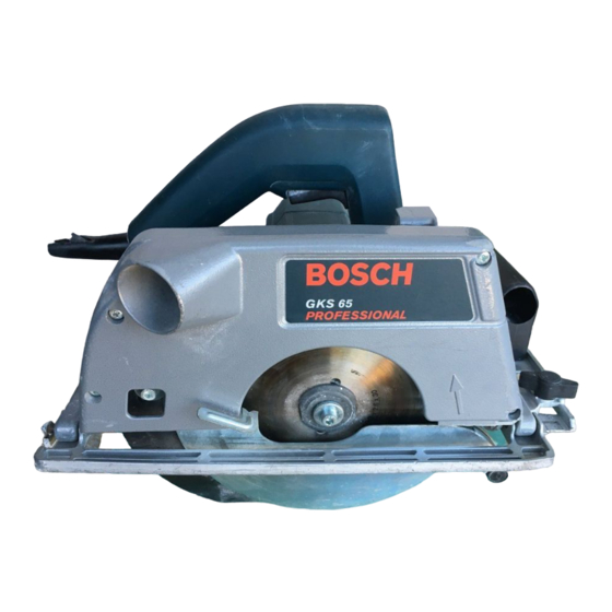 Bosch GKS 65 Bedienungsanleitung
