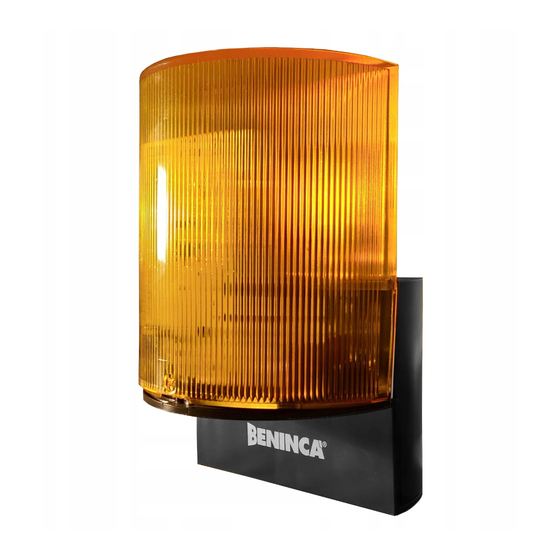 Beninca LAMP Bedienungsanleitung