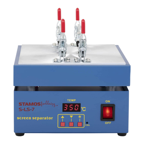 STAMOS Soldering S-LS-7 Bedienungsanleitung