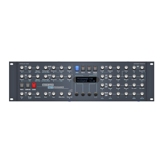 Stereoping Synth Programmer Bedienungsanleitung