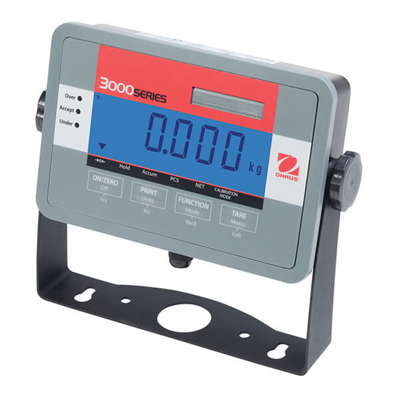 OHAUS T31P Bedienungsanleitung