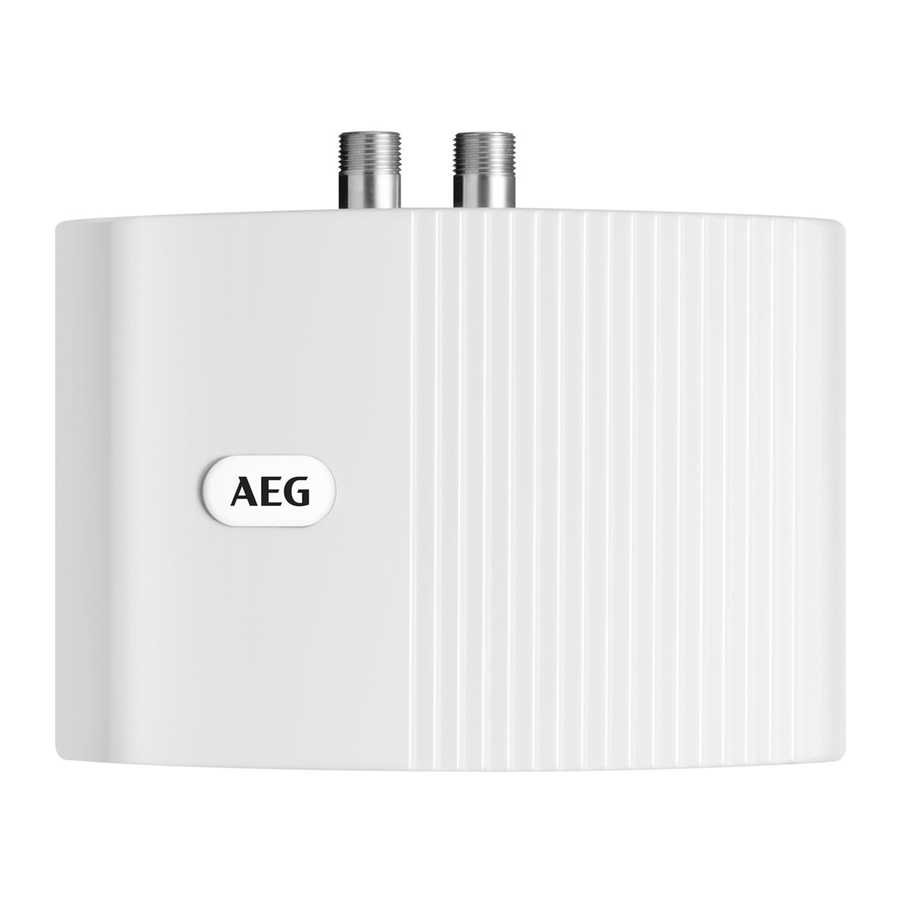 AEG MTE 350 Bedienung Und Installation