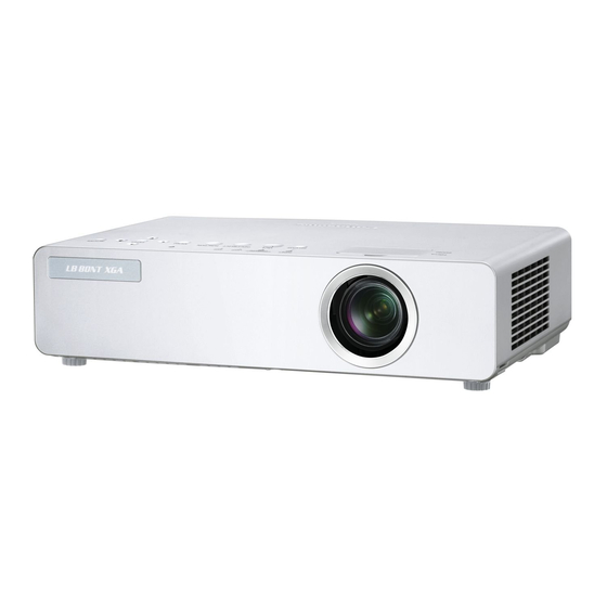 Panasonic PT-LB80NTE Bedienungsanleitung