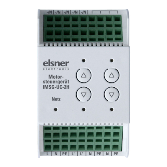 Elsner IMSG-UC-2H Technische Daten Und Installationshinweise