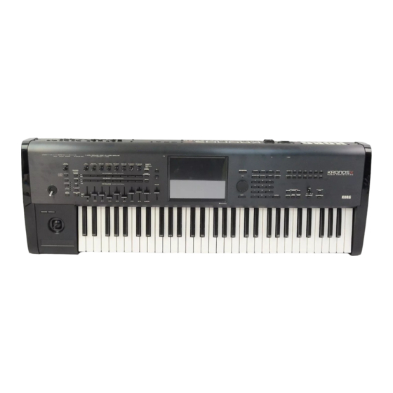 Korg KRONOS X Blitzstart