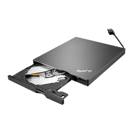 Lenovo Slim USB Portable DVD Burner Benutzerhandbuch