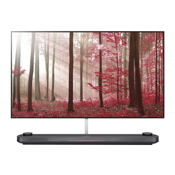 LG SIGNATURE OLED65W8 Serie Sicherheitshinweise Und Referenzen