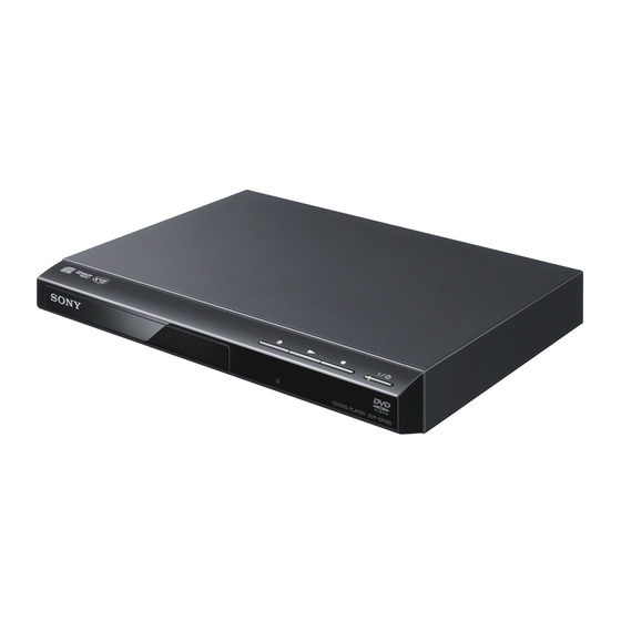Sony DVP-SR160 Kurzanleitung