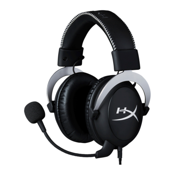 HyperX CloudX Anleitung