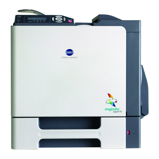 Konica Minolta Magicolor 5440 DL Installationsanleitung