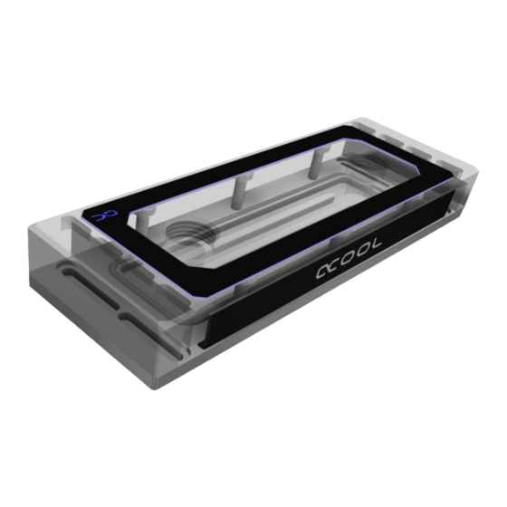 Alphacool AURORA PLEXI X4 D-RAM Anleitung