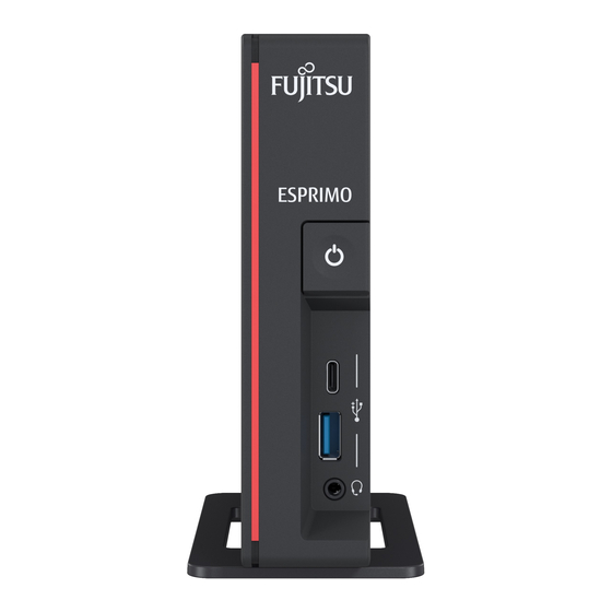 Fujitsu ESPRIMO G558 Betriebsanleitung