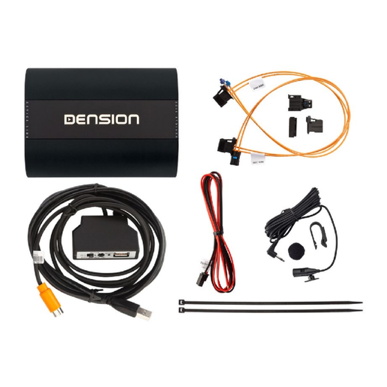 Dension 500S BT Bedienungsanleitung