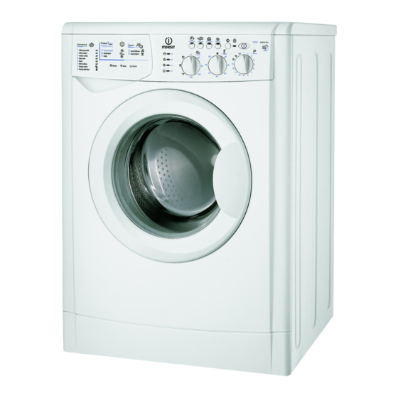 Indesit WIDXL 126 Bedienungsanleitung