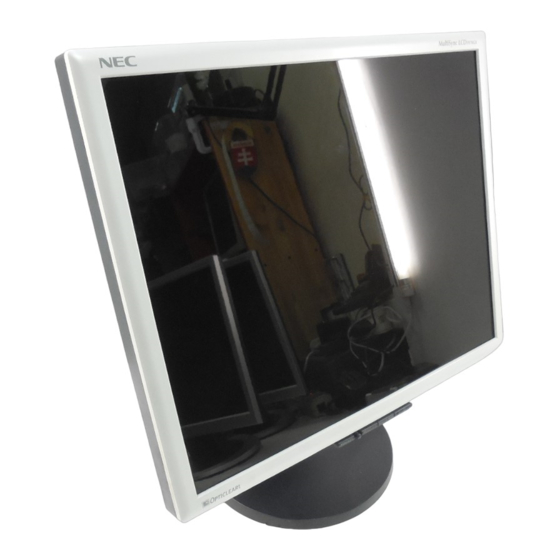 NEC MultiSync LCD1970GX Bedienungsanleitung