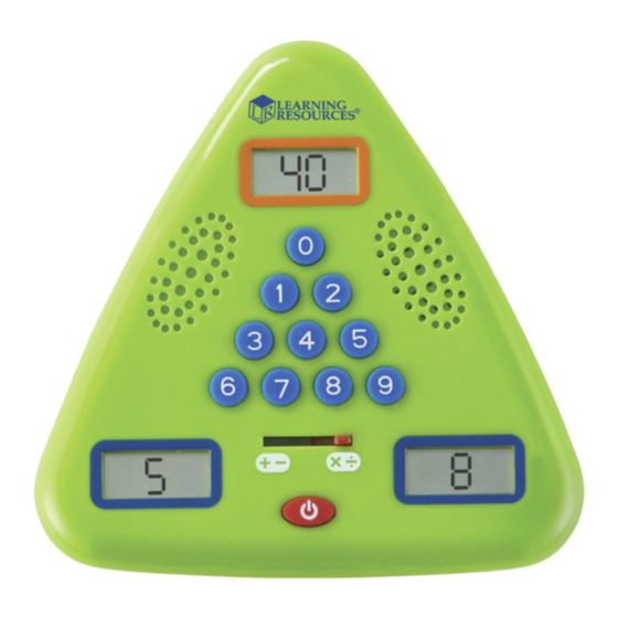 Learning Resources Minute Math Spielanleitung