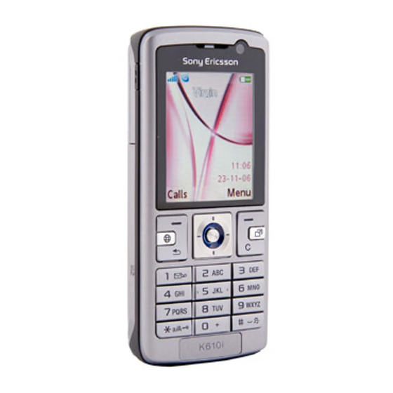 Sony Ericsson K610i Bedienungsanleitung