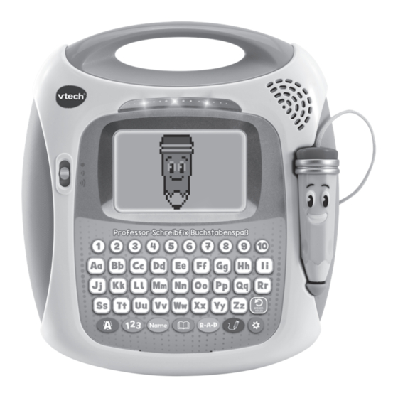VTech Professor Schreibfix Buchstabenspass Bedienungsanleitung