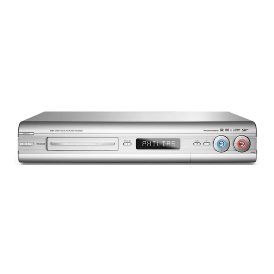 Philips dvdr5350H Bedienungsanleitung