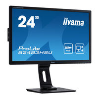 iiyama ProLite B2483HSU Bedienungsanleitung