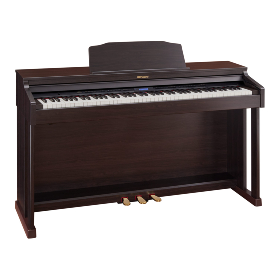 Roland HP601 Bedienungsanleitung