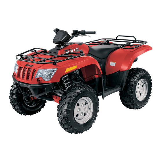 Arctic Cat 550 H1 EFI Betriebsanleitung