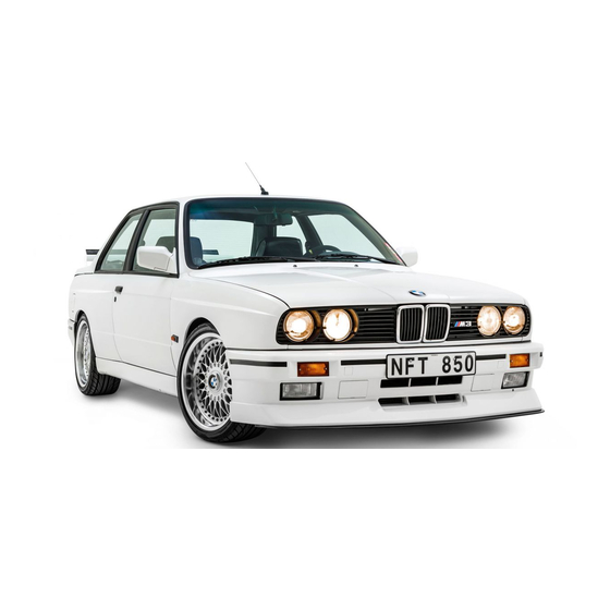 BMW  E30 Anleitung