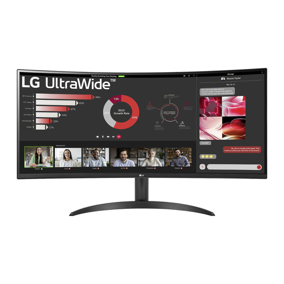 LG 34WR50QC-B Installationsanleitung