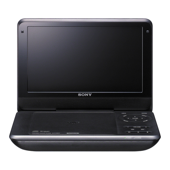 Sony DVP-FX970 Bedienungsanleitung