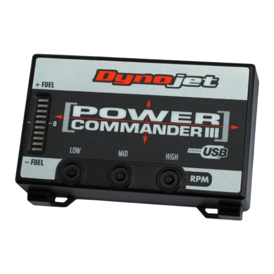 Dynojet POWER COMMANDER III Installationsanleitung
