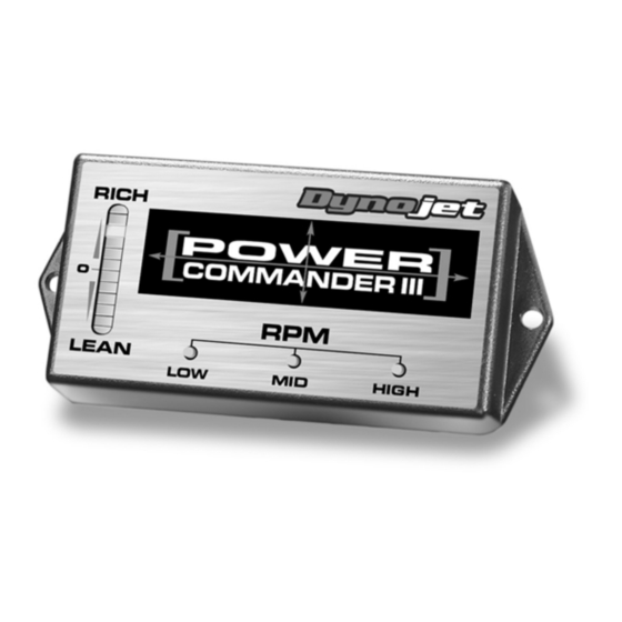 Dynojet Power Commander III Installationsanleitung