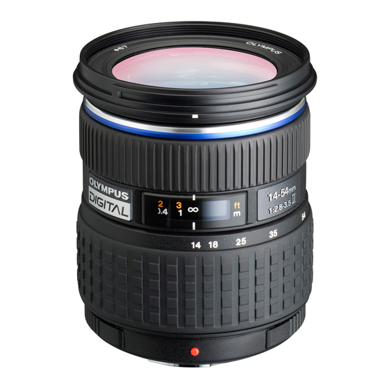 Olympus ZUIKO DIGITAL 14-54mm f2.8-3.5 Bedienungsanleitung