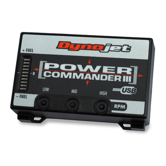Dynojet POWER COMMANDER III Installationsanleitung