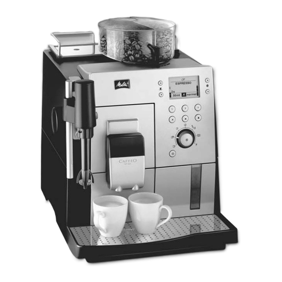 Melitta CAFFEO 84 Bedienungsanleitung