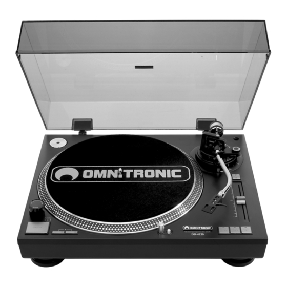 Omnitronic DD-4220 Bedienungsanleitung