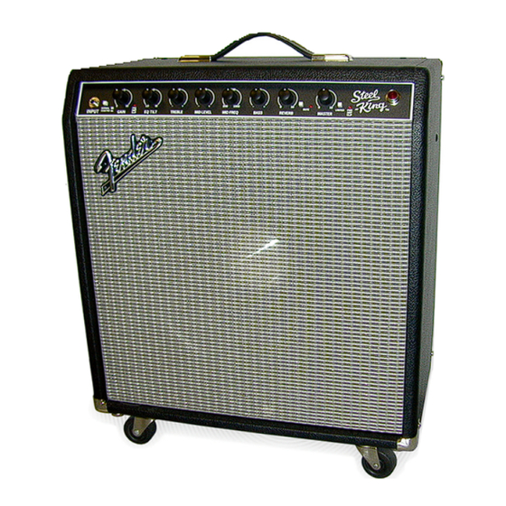 Fender Steel King Bedienungsanleitung