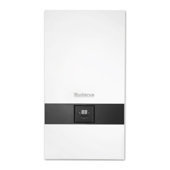 Buderus Logamax E156 4-12 kW Installations- Und Wartungsanleitung Für Den Fachmann
